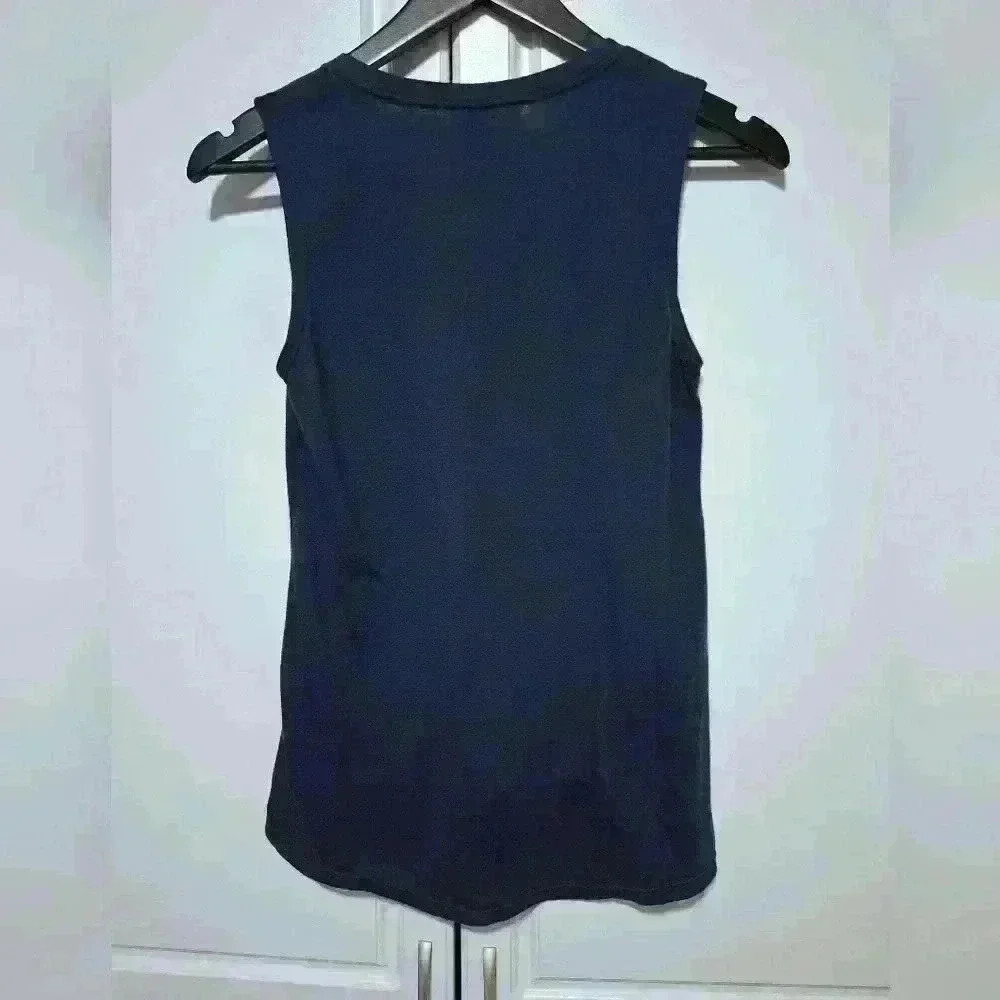 Anvil Freedom Womens XS Tank Top Navy Blue - Picture 4 of 6